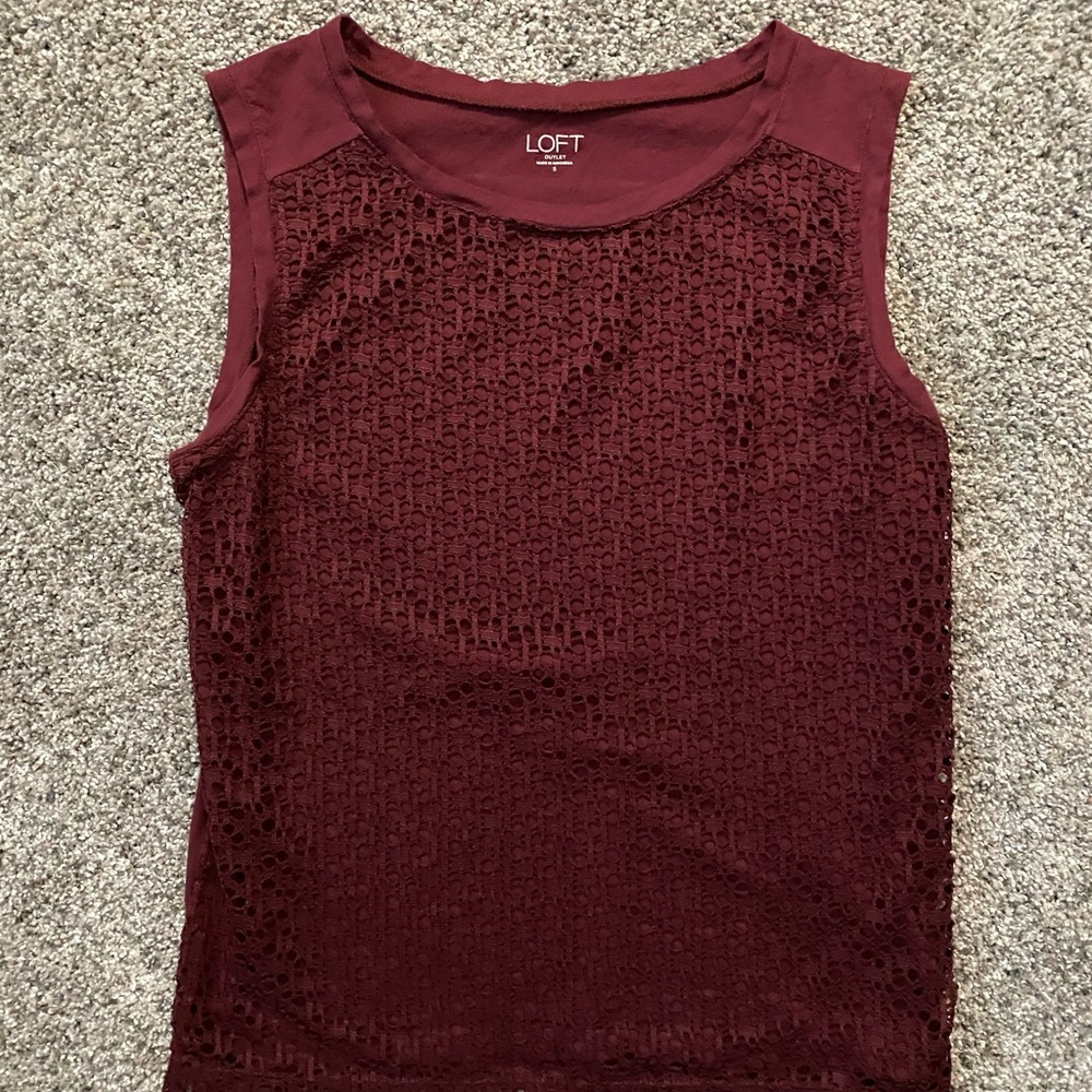 Loft sleeveless top
